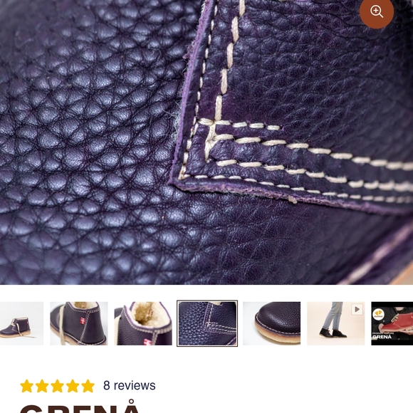 Plum color Grena Duckfeet Women's Boots Sold out - Picture 5 of 12